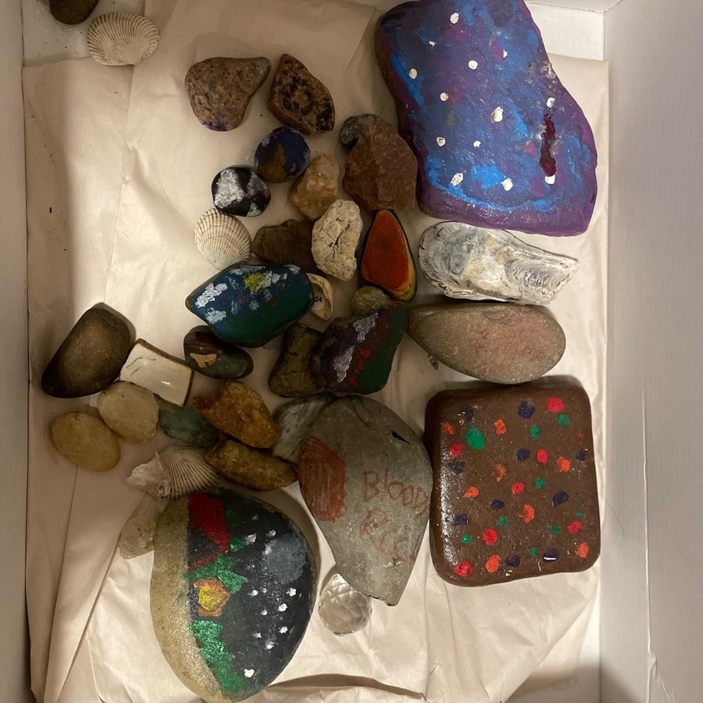 Colorful Painted Rocks Collection